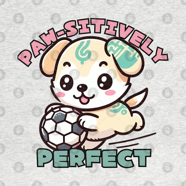 Football player puppy by Japanese Fever